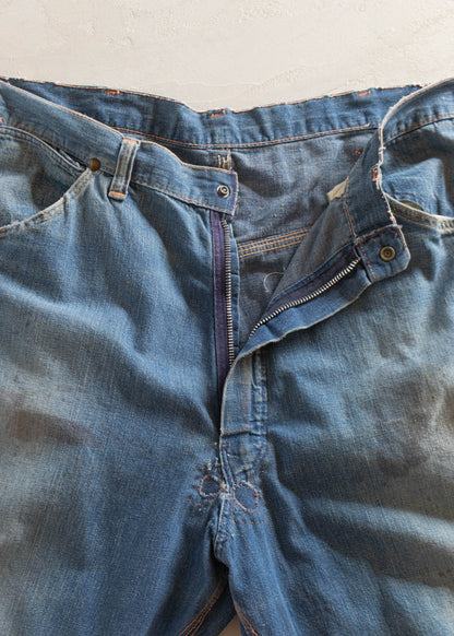 Vintage 1950s Big Mac Denim Carpenter Pants Size Women's 31 Men's 33