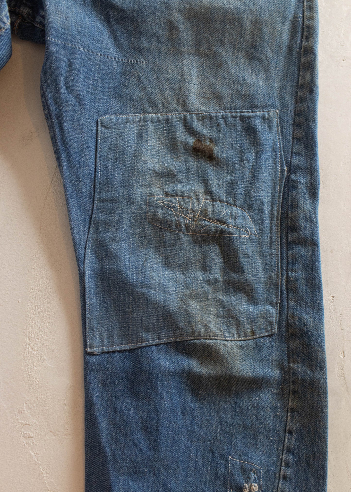 1960s Ranch Craft by JCPenney Mended Jeans Size Women's 32 Men's 32