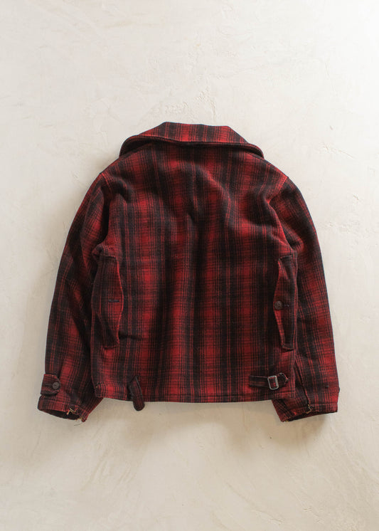 1950s Woolrich Wool Plaid Hunting Jacket Size S/M