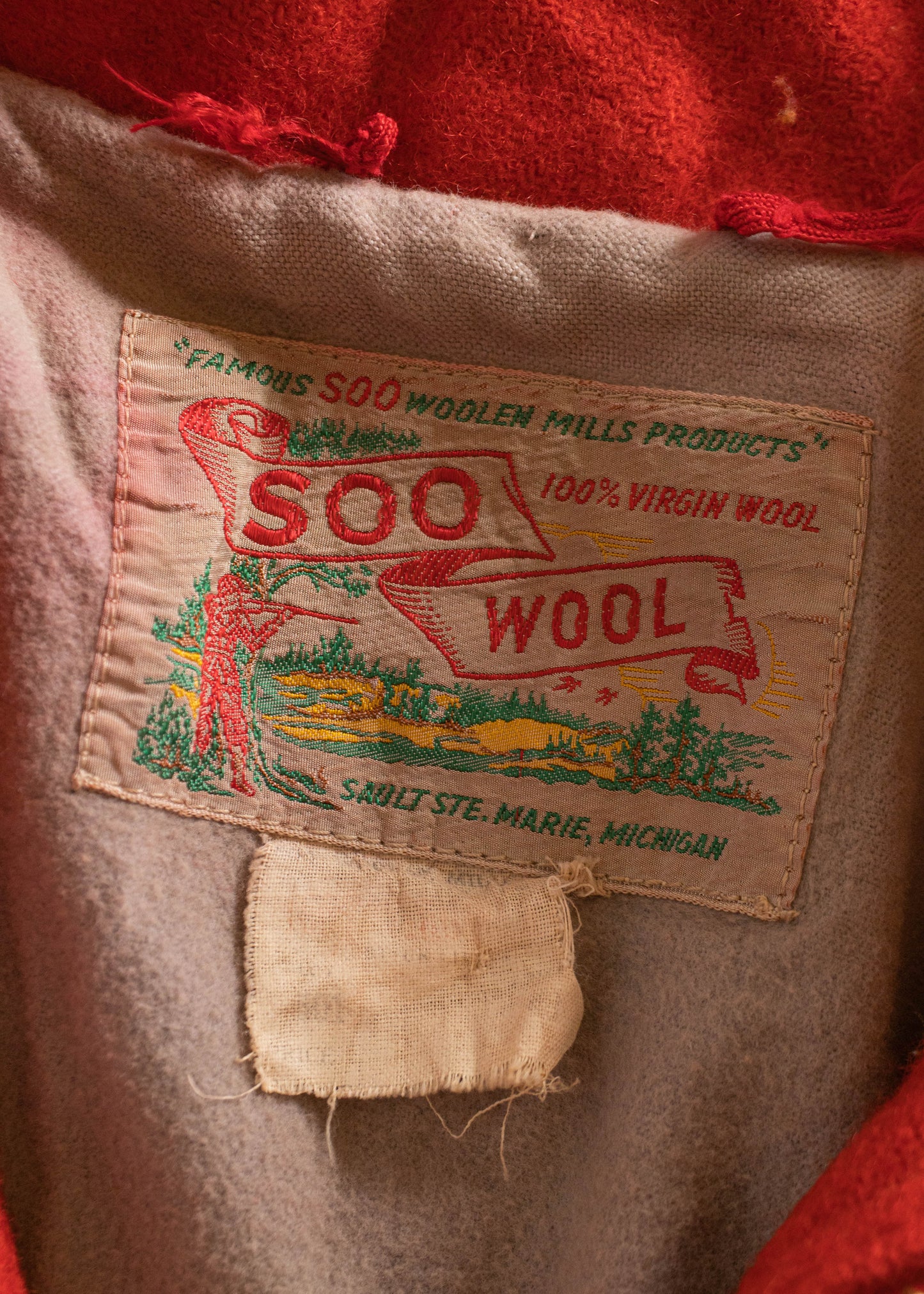 1950s Soo Wool Hunting Jacket Size 2XL/3XL