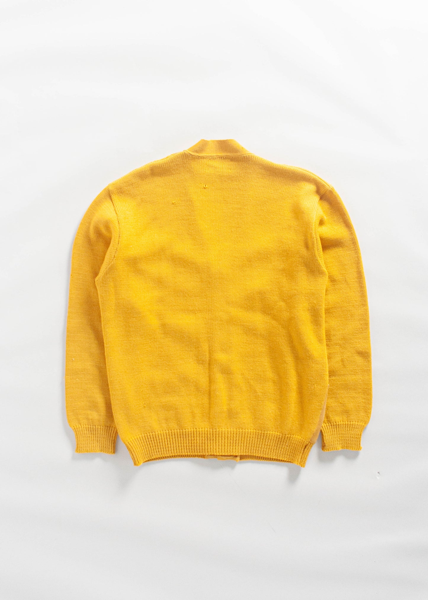 Vintage 1980s Shelby Wool and Suede Cardigan Size M/L