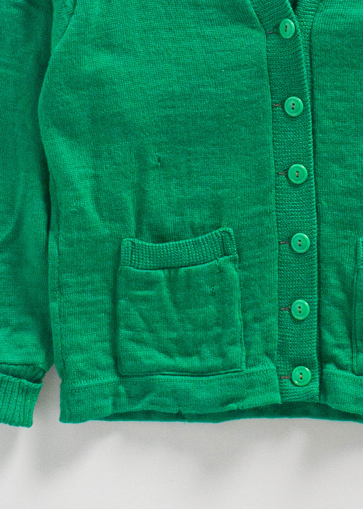 Vintage 1960s "Karen" Varsity Letterman Wool Cardigan Size S/M