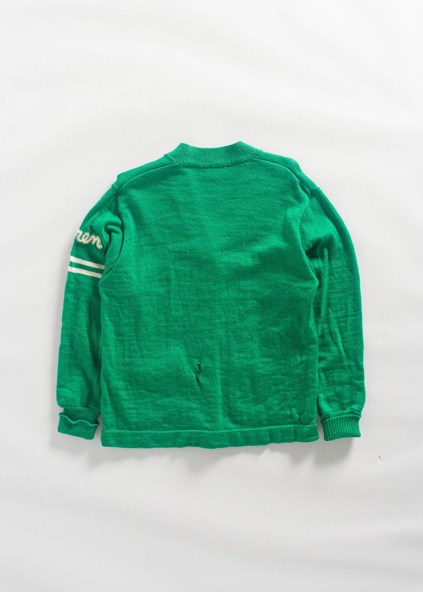 Vintage 1960s "Karen" Varsity Letterman Wool Cardigan Size S/M