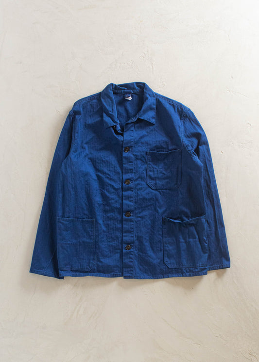 1980s Sanfor French Workwear Chore Jacket Size S/M