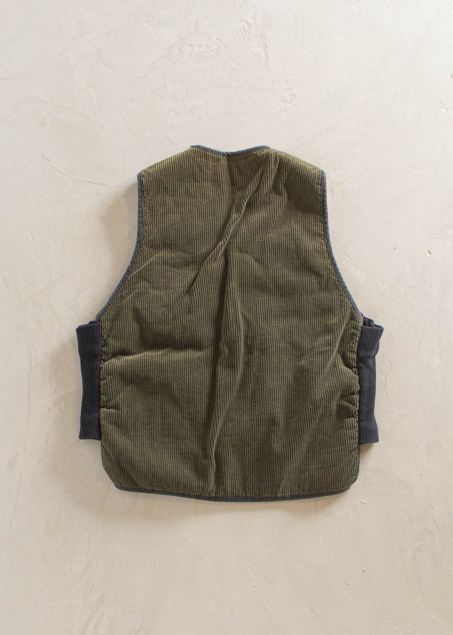 1980s Corduroy Sherpa Lined Vest Size XS/S