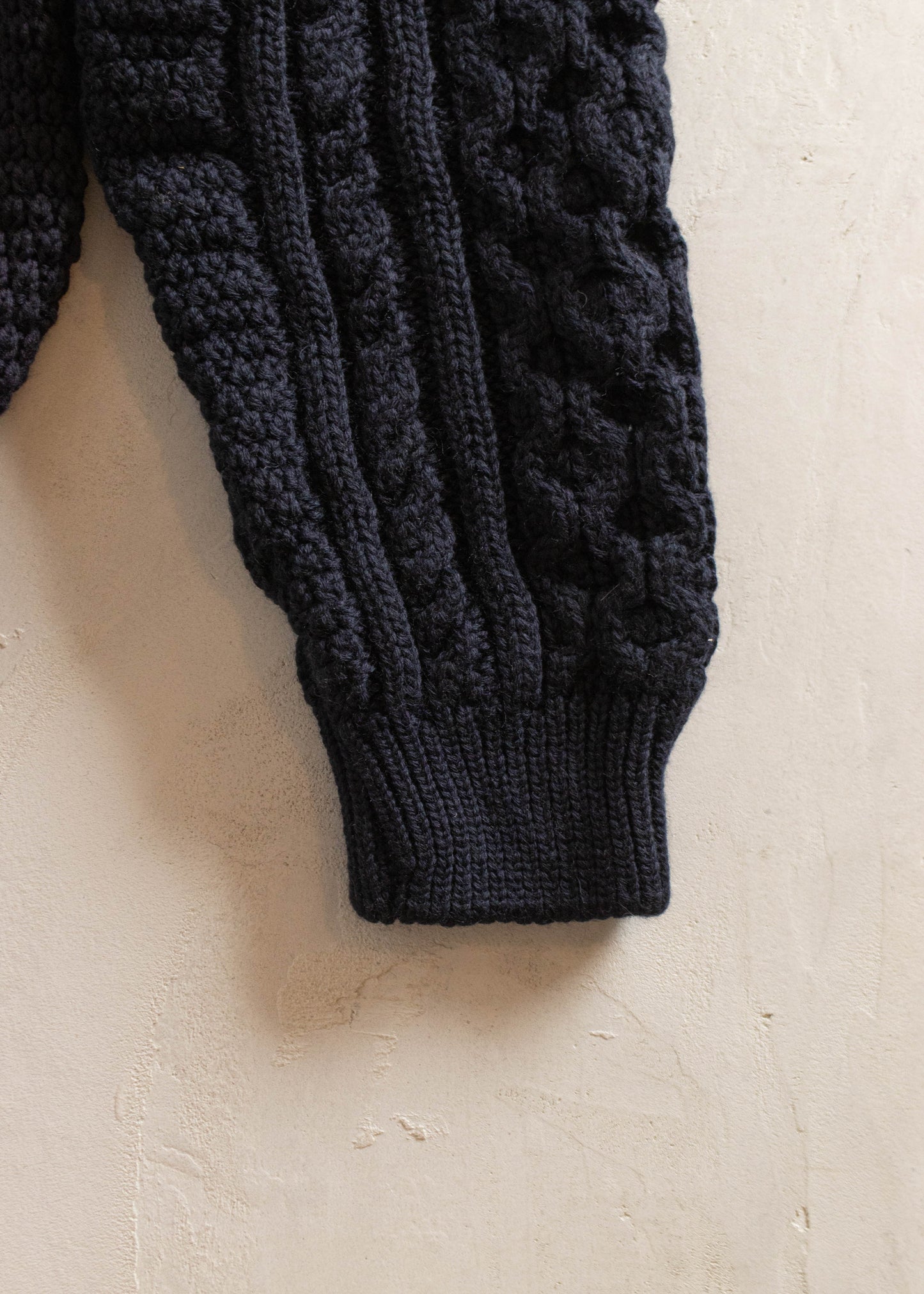 1980s Wool Fisherman Pullover Sweater Size L/XL
