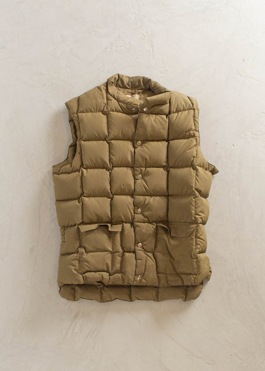 1970s Spring Down Filled Vest Size M/L