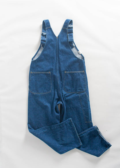 Vintage 1970s GWG Reworked Denim Overalls Size L/XL