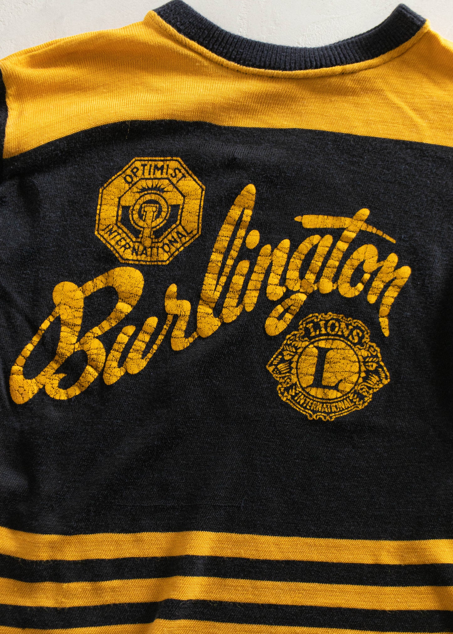 1980s Burlington Optimist International Long Sleeve Sport Jersey Size XS/S