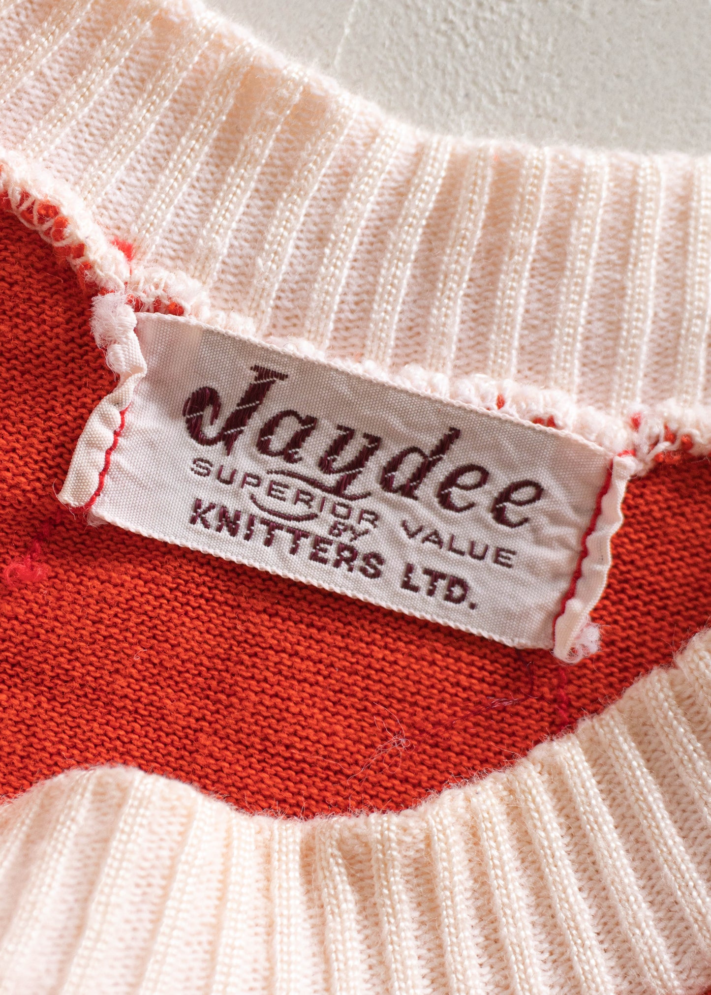 1980s Jaydee Knitter Ltd Sport Jersey Size M/L