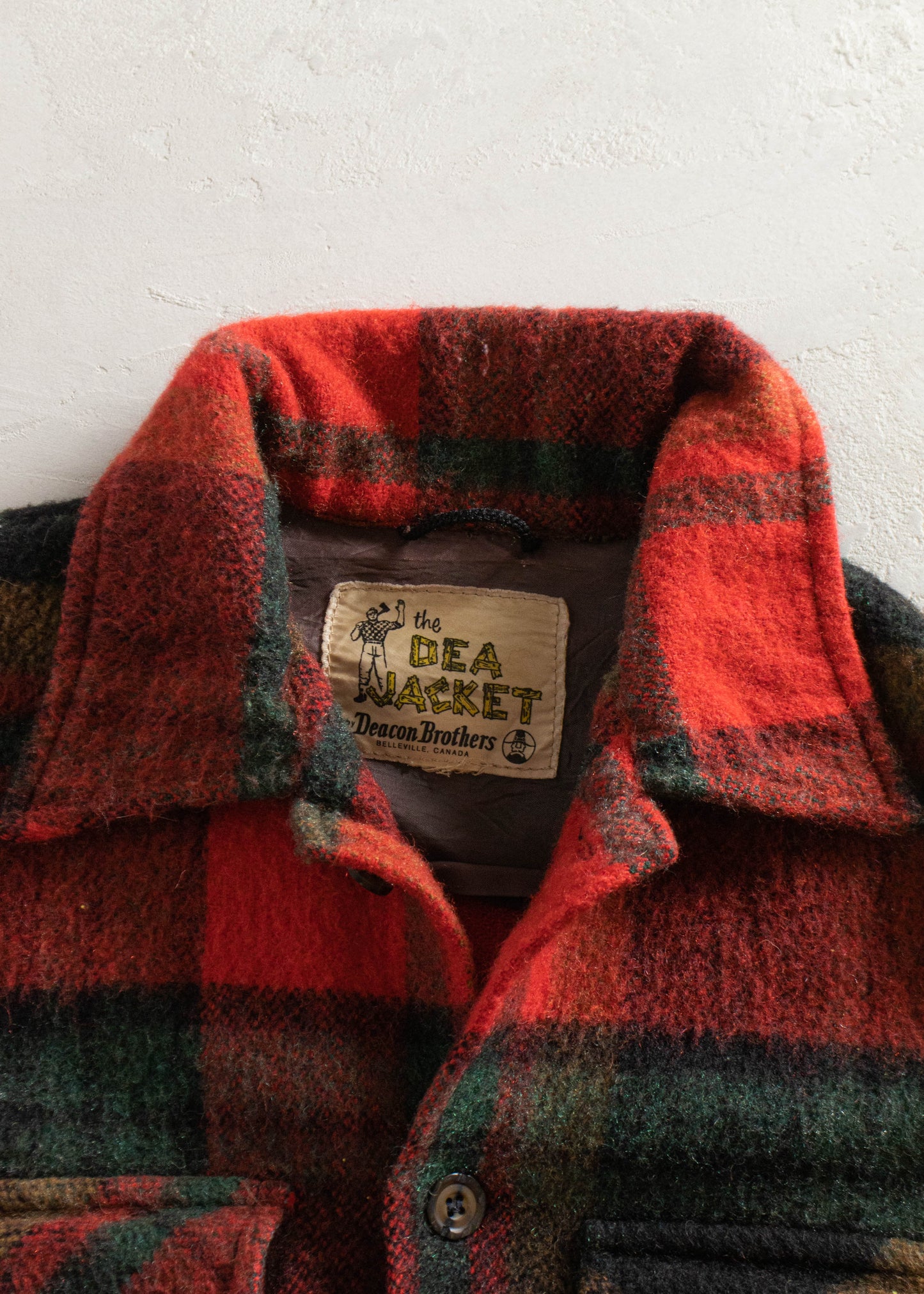 1960s Deacon Brothers Wool Flannel Jacket Size M/L