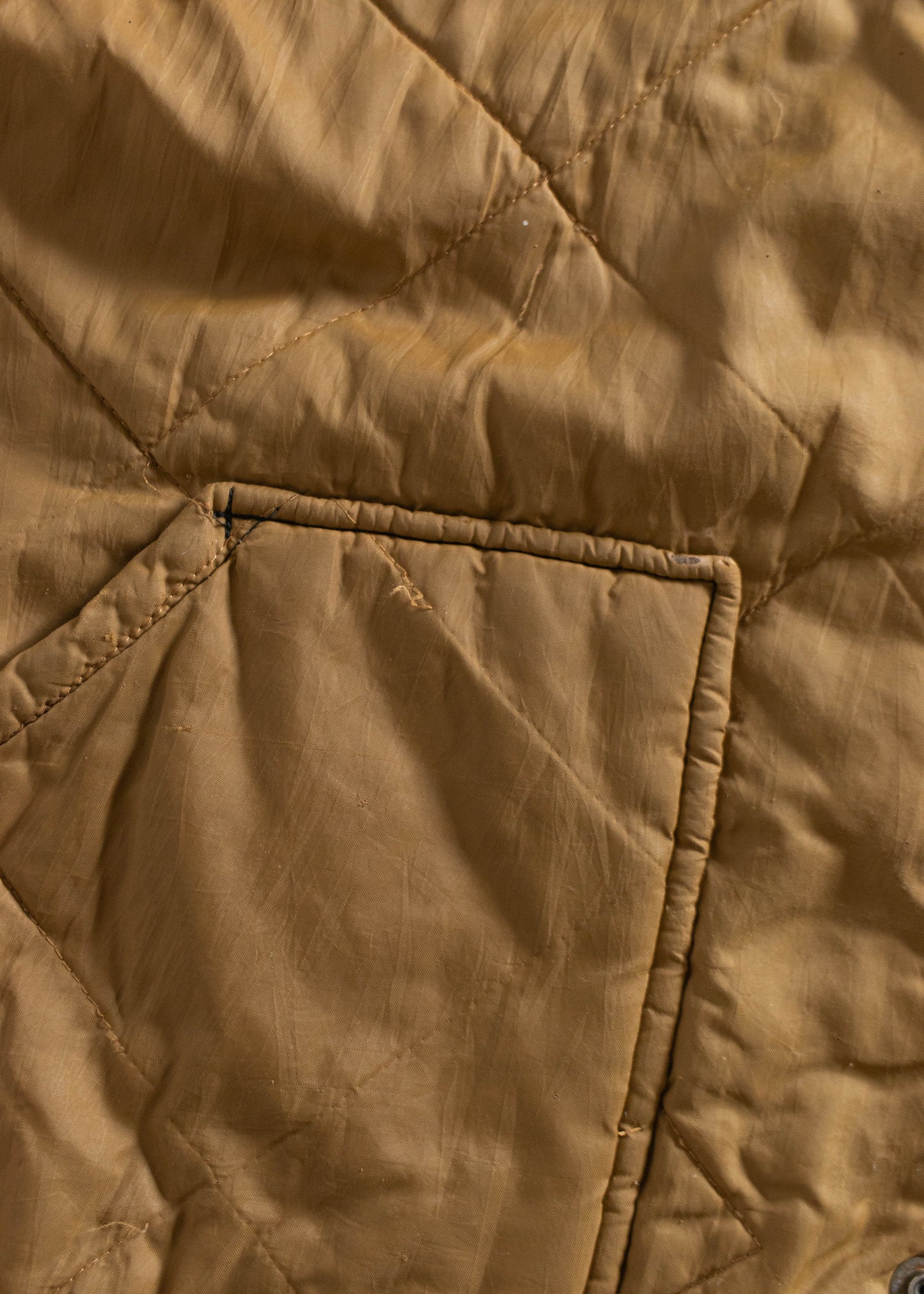 1970s Big Smith Quilted Nylon Jacket Size M/L