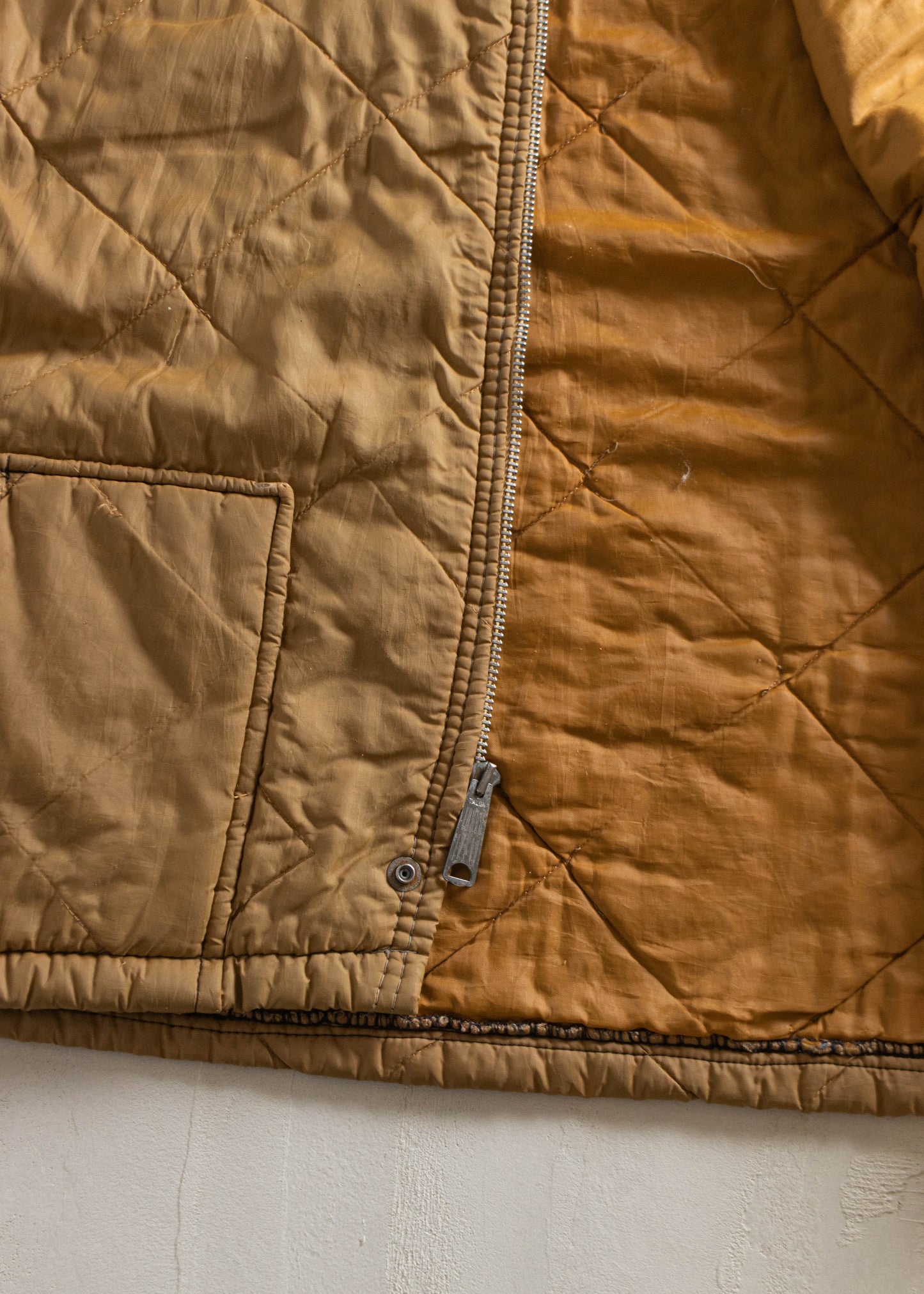 1970s Big Smith Quilted Nylon Jacket Size M/L