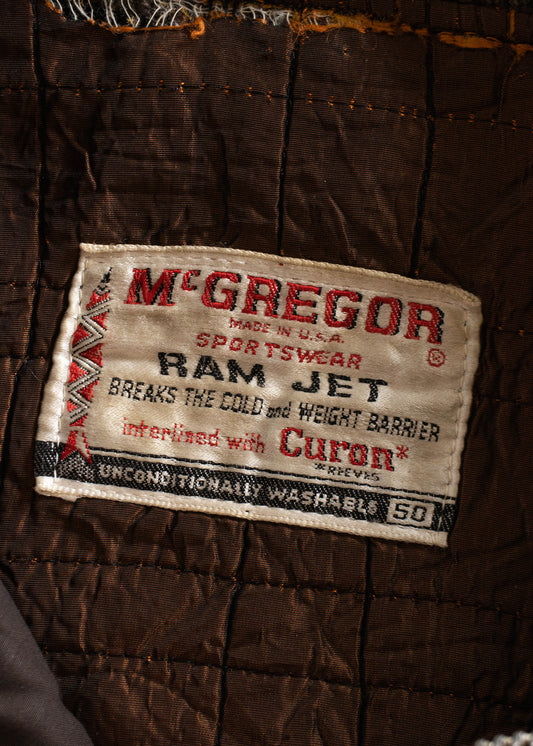1950s McGregor Sportswear Ram Jet Nylon Jacket Size XL/2XL