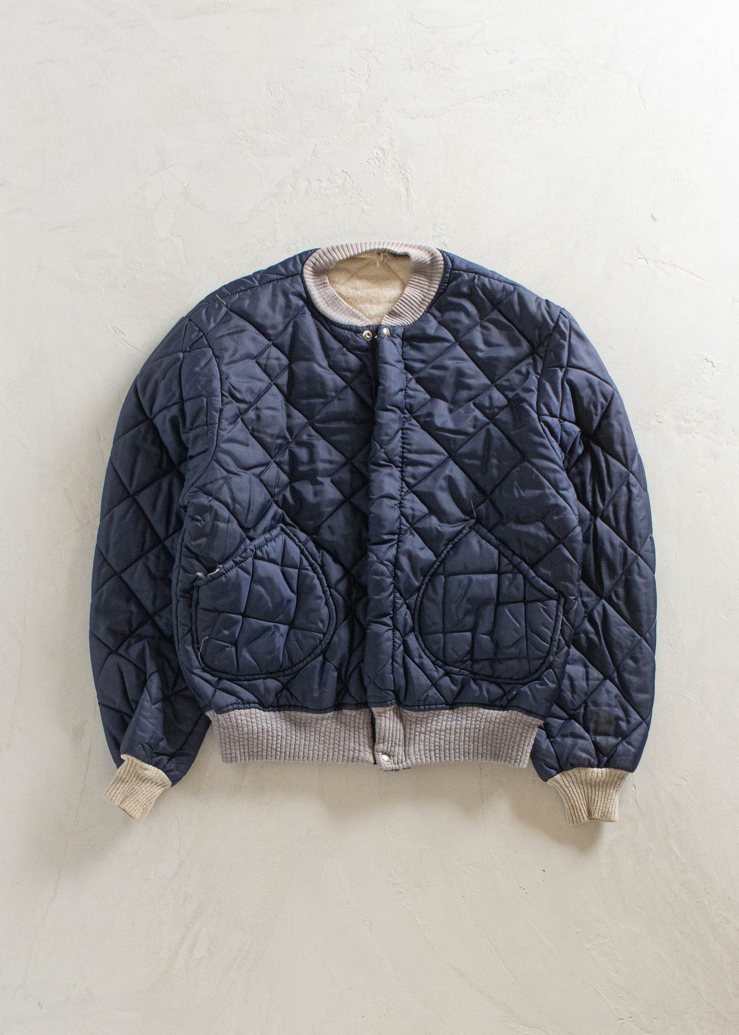 1980s Quilted Nylon Jacket Size S/M