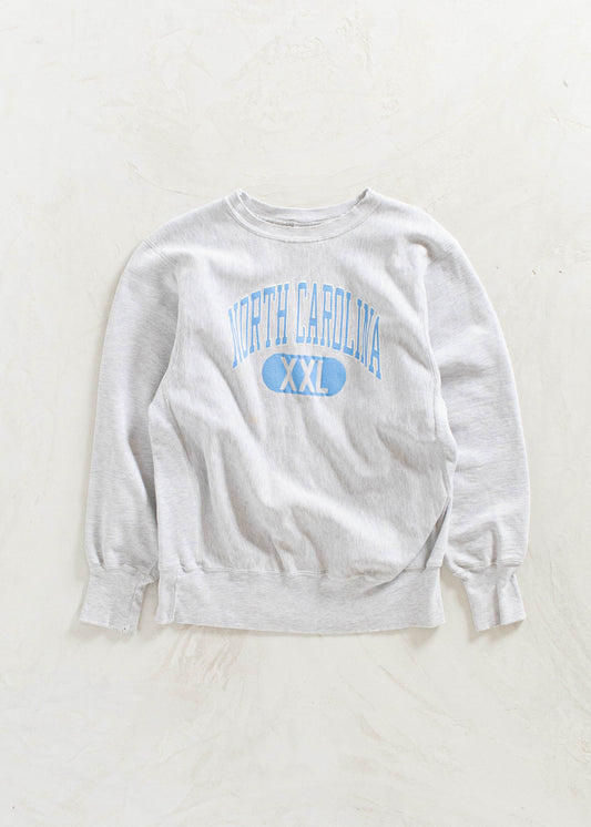 Vintage 1990s Champion "North Carolina" Reverse Weave Sweatshirt Size S/M