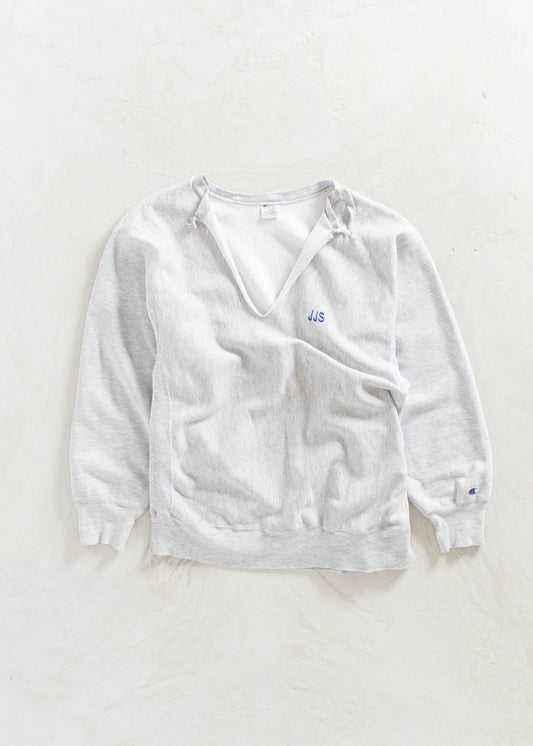 Vintage 1980s Champion Reverse Weave Warmup JJS Sweatshirt Size L/XL