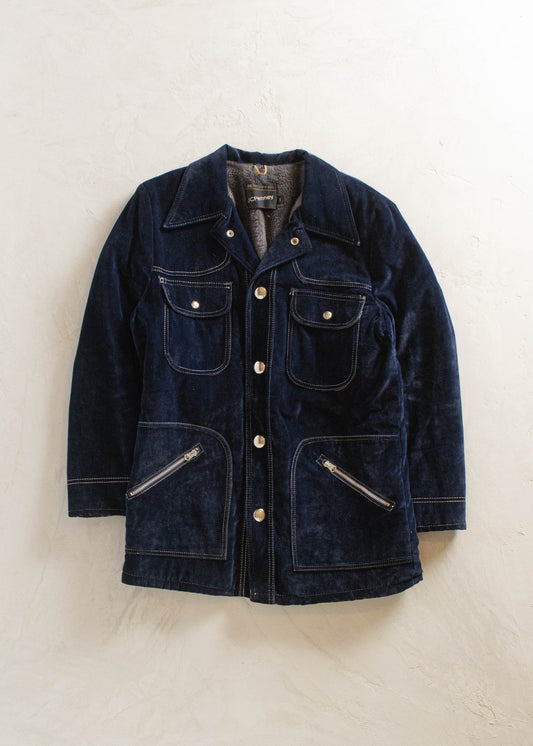 1970s JC Penney Velvet Jacket Size S/M