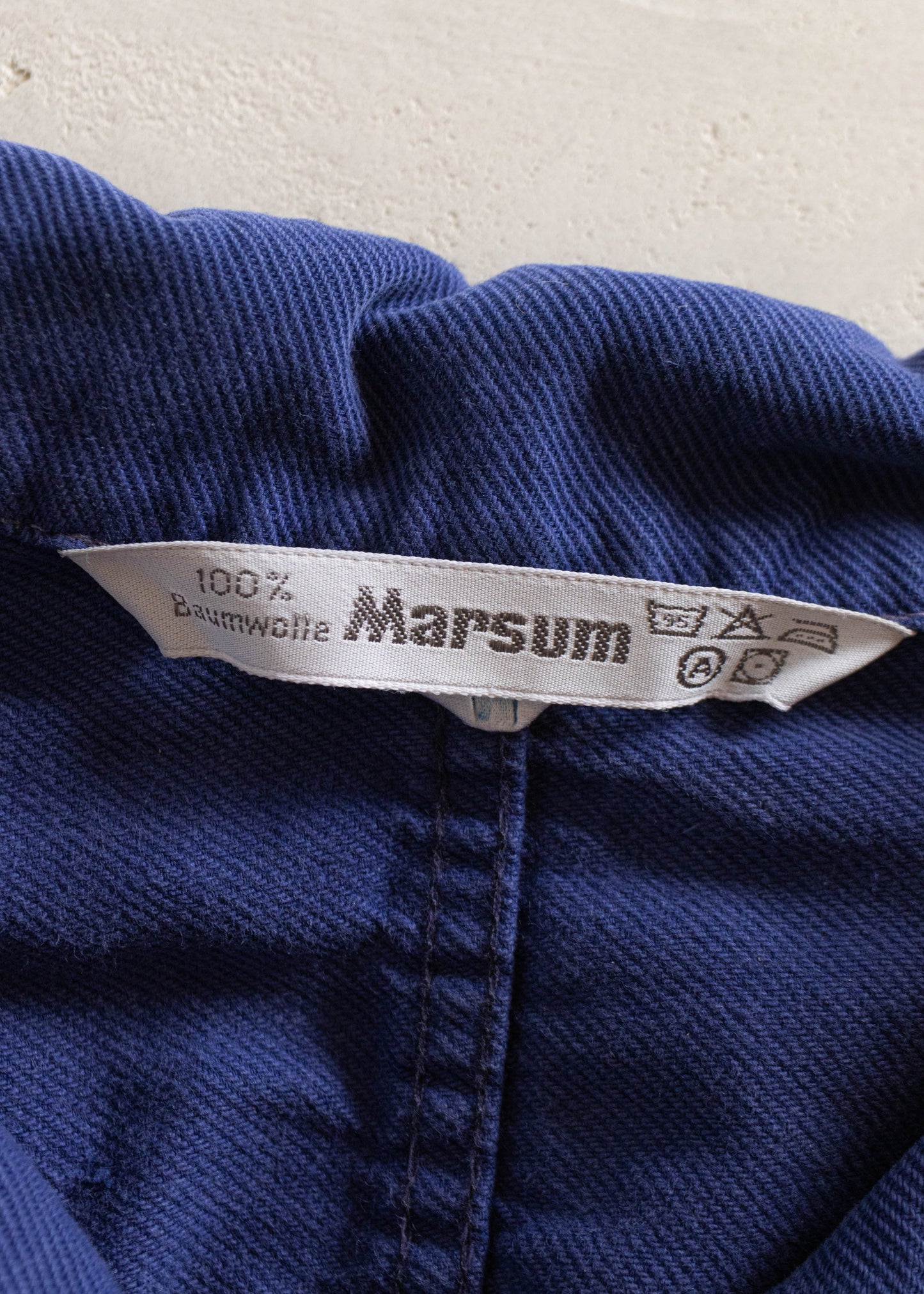 1980s Marsum French Workwear Chore Jacket Size XS/S