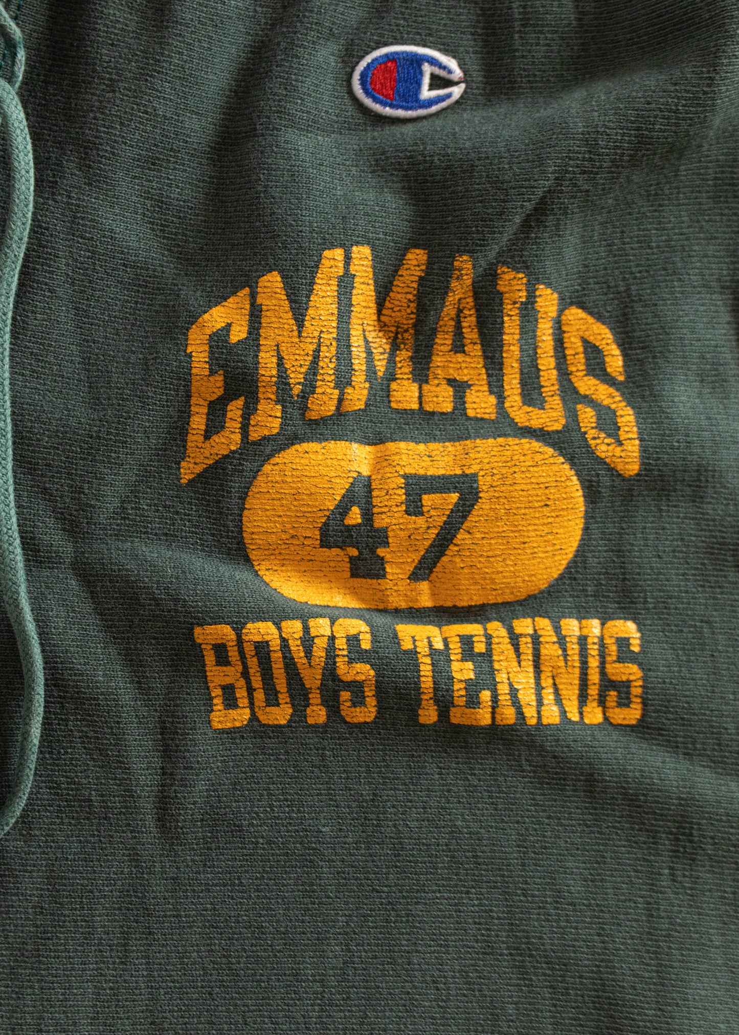 1970s Champion Emmaus Boys Tennis Reverse Weave Sweatpants Size S/M
