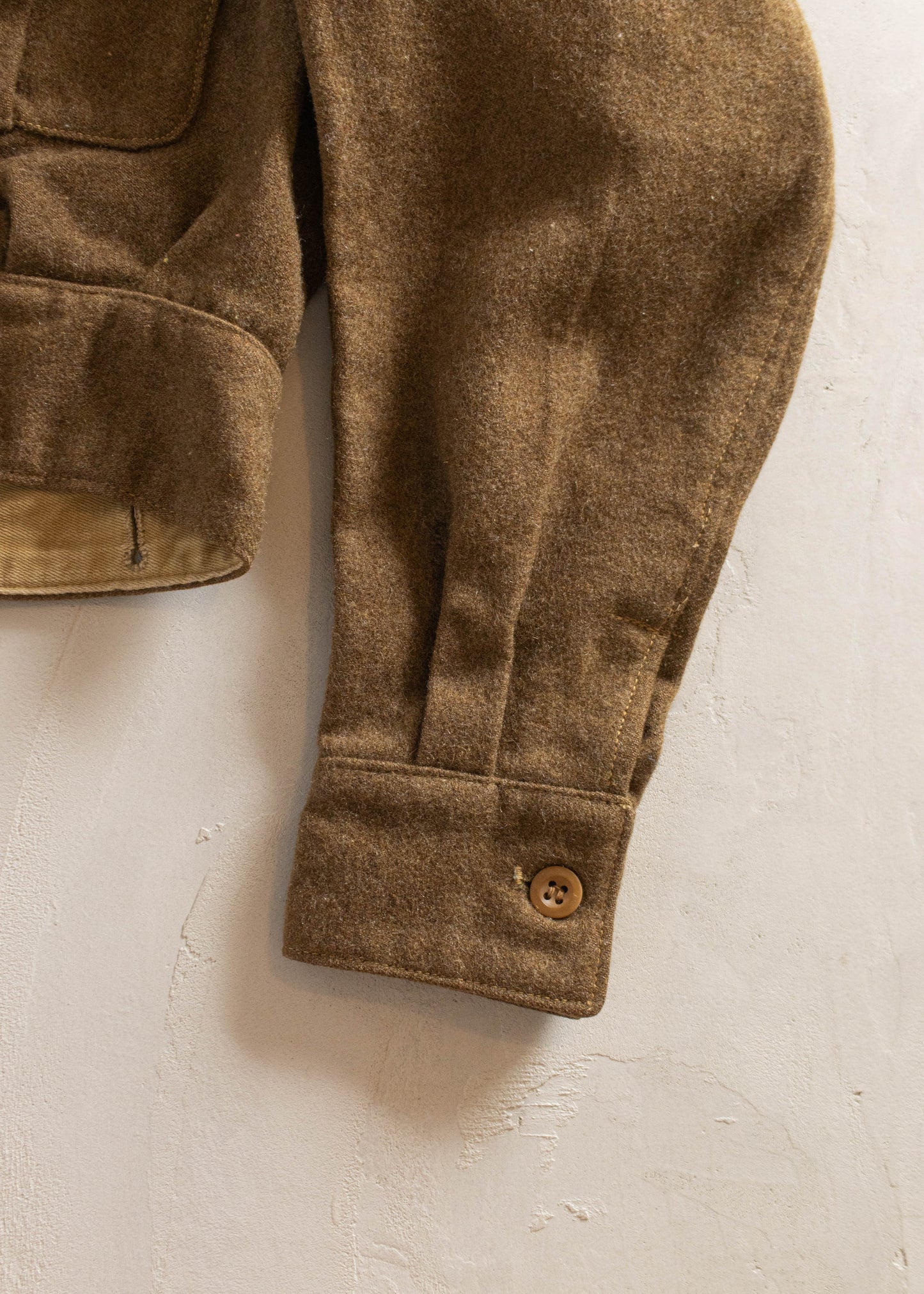 1950s British Military Wool Uniform Jacket Size XS/S
