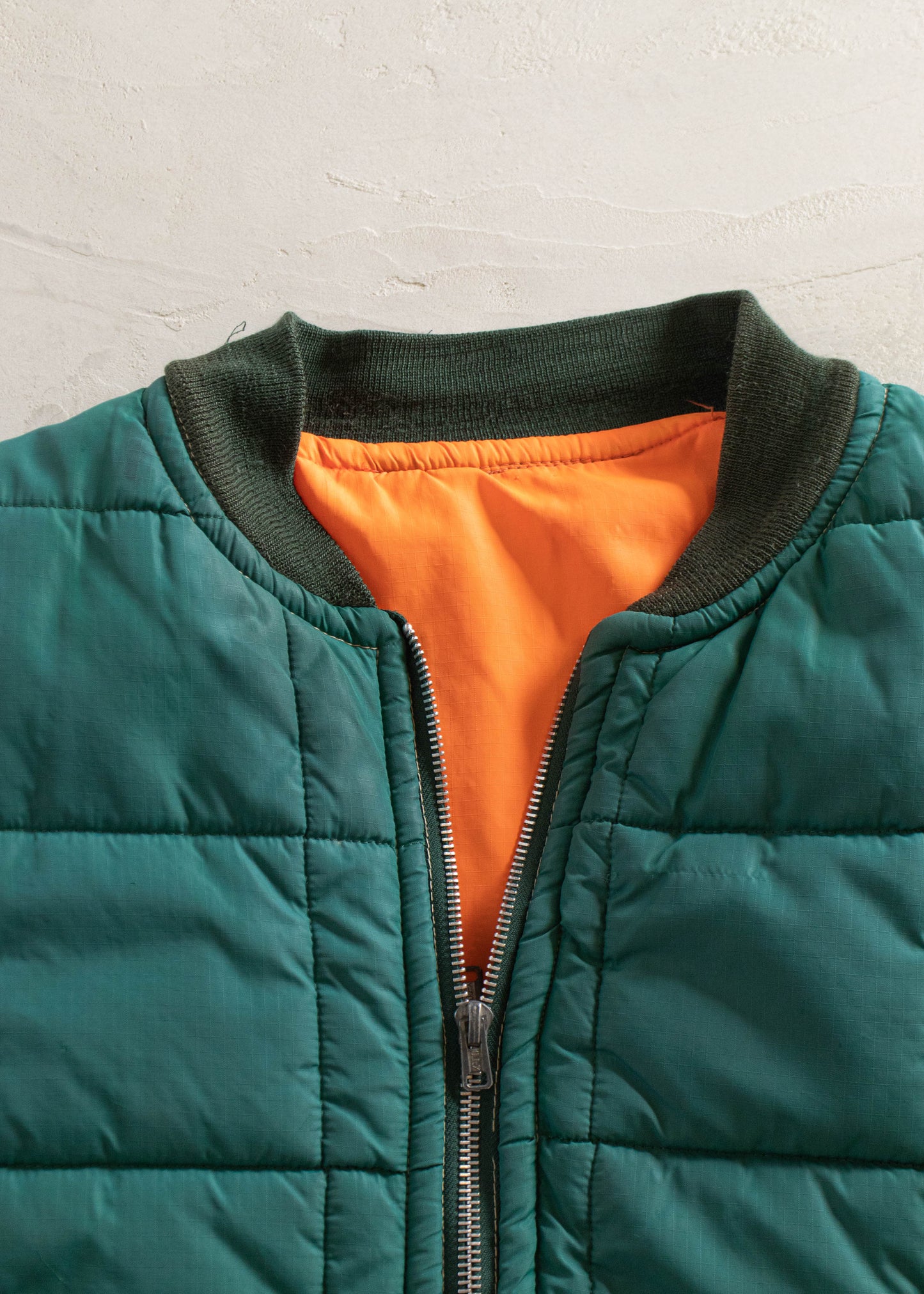 1980s Reversible Nylon Quilted Jacket Size M/L