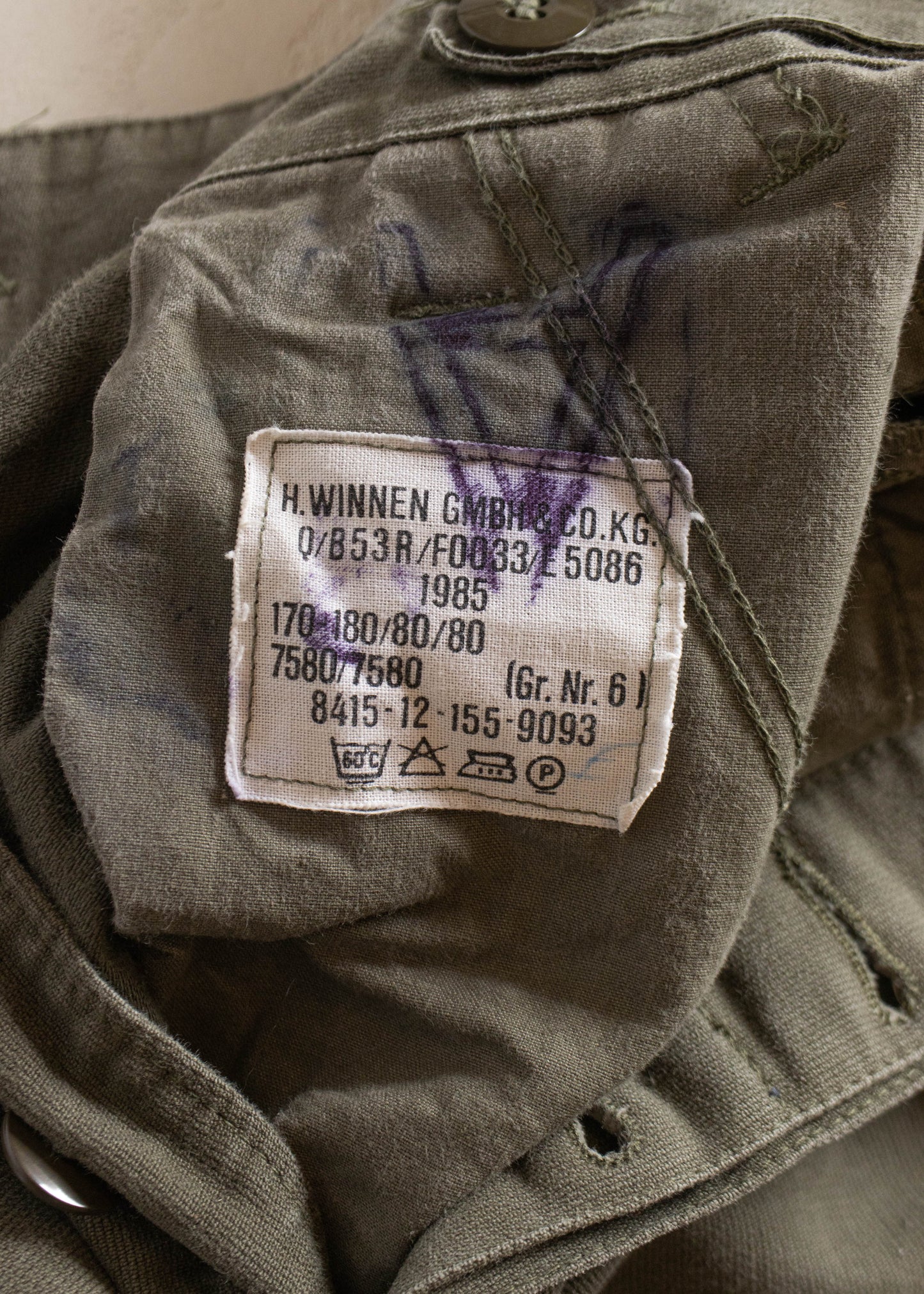 1980s Dutch Military Cargo Pants Size Women's 28 Men's 31