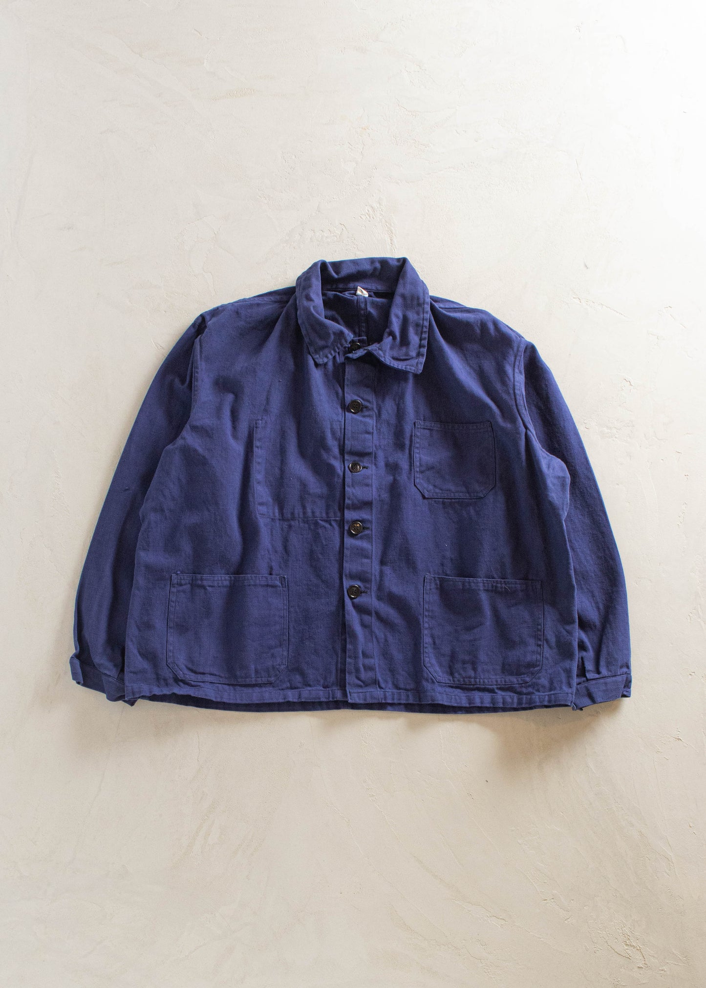 1980s French Workwear Chore Jacket Size XL/2XL