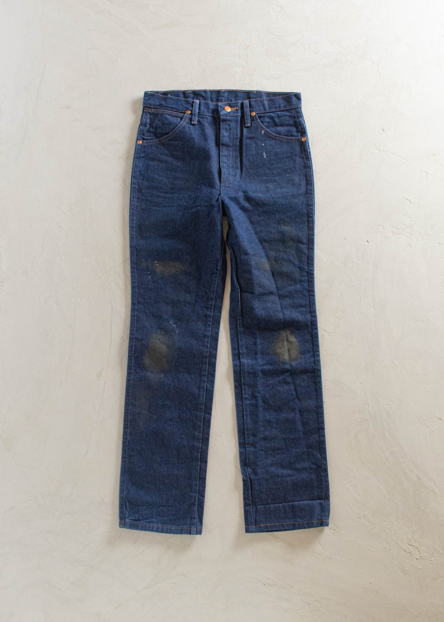 1980s Wrangler Darkwash Jeans Size Women's 27 Men's 30