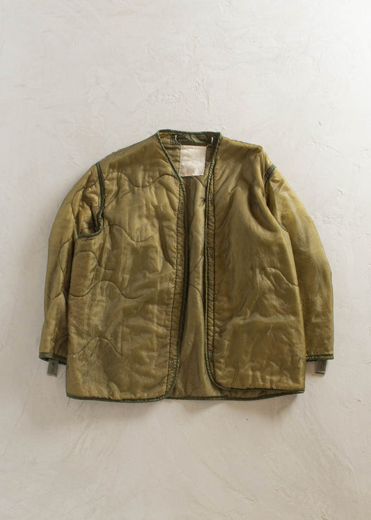 1980s Military M-65 Quilted Liner Jacket Size L/XL