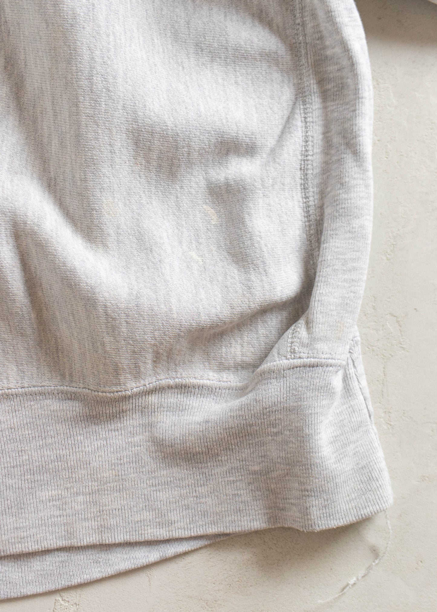 Vintage 1980s Champion "St-John Fisher College" Reverse Weave Warmup Sweatshirt Size M/L