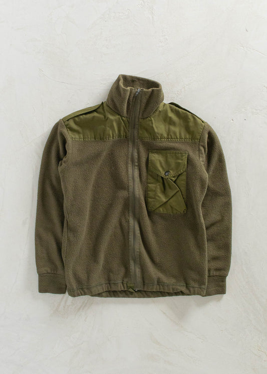 Vintage 1990s Military Combat Polar Fleece Track Jacket Size S/M