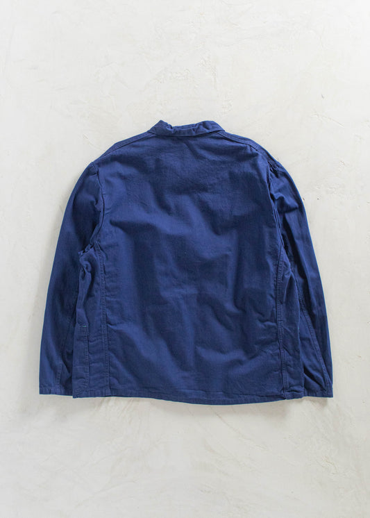 Vintage 1980s BP Bleu de Travail Workwear Chore Jacket Size XL/2XL