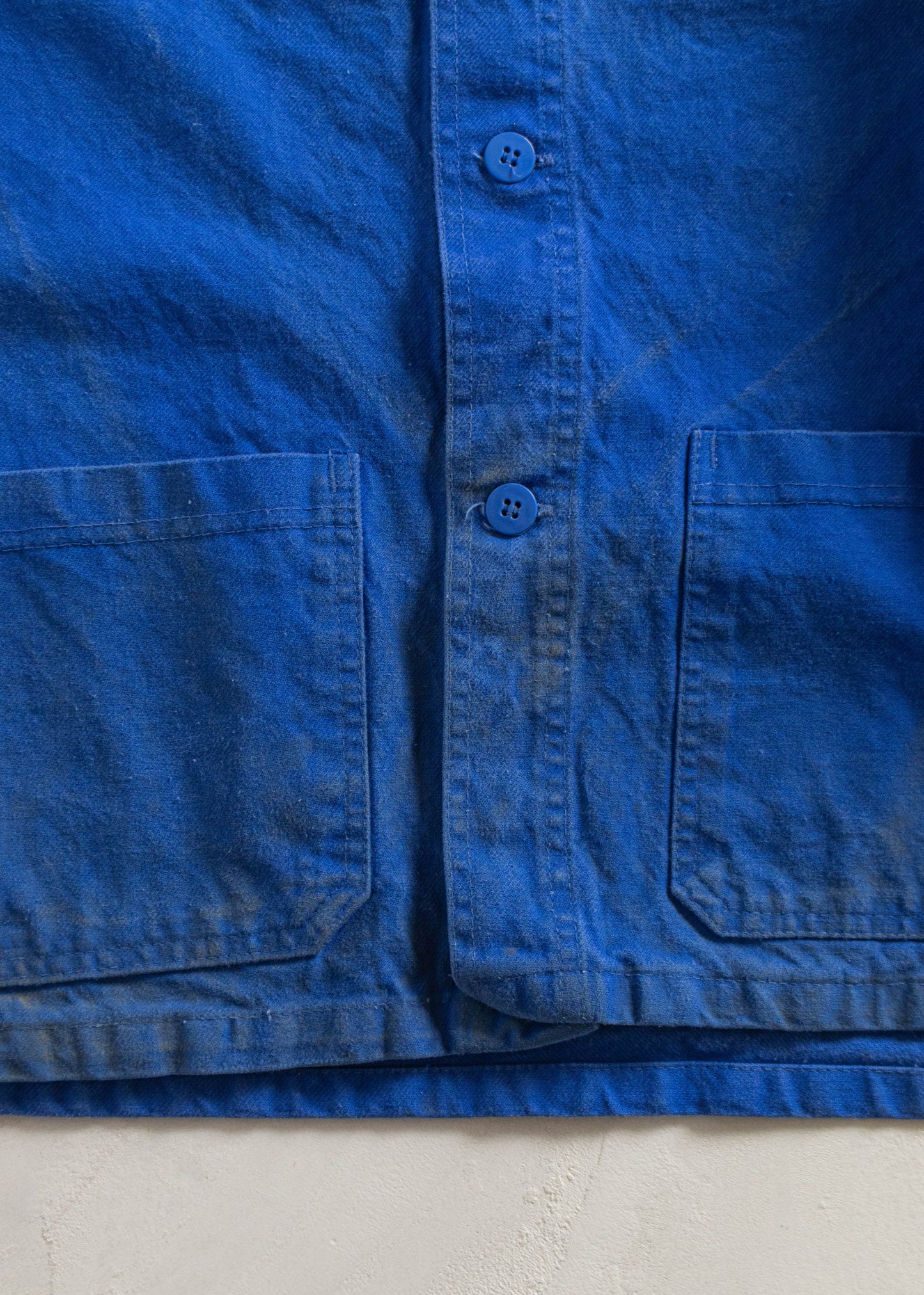 Vintage 1980s Bleu de Travail Workwear Chore Jacket Size XL/2XL