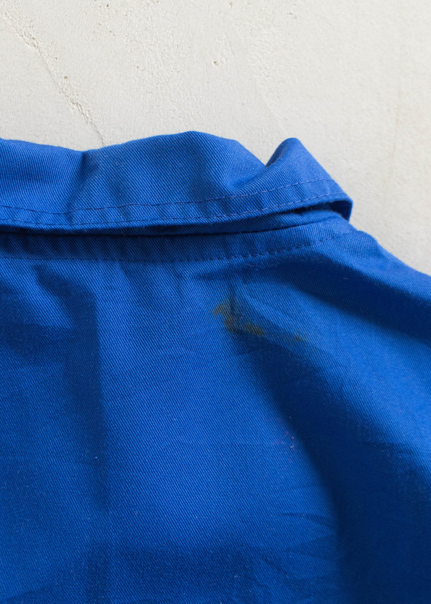 Vintage 1980s Bleu de Travail Workwear Chore Jacket M/L