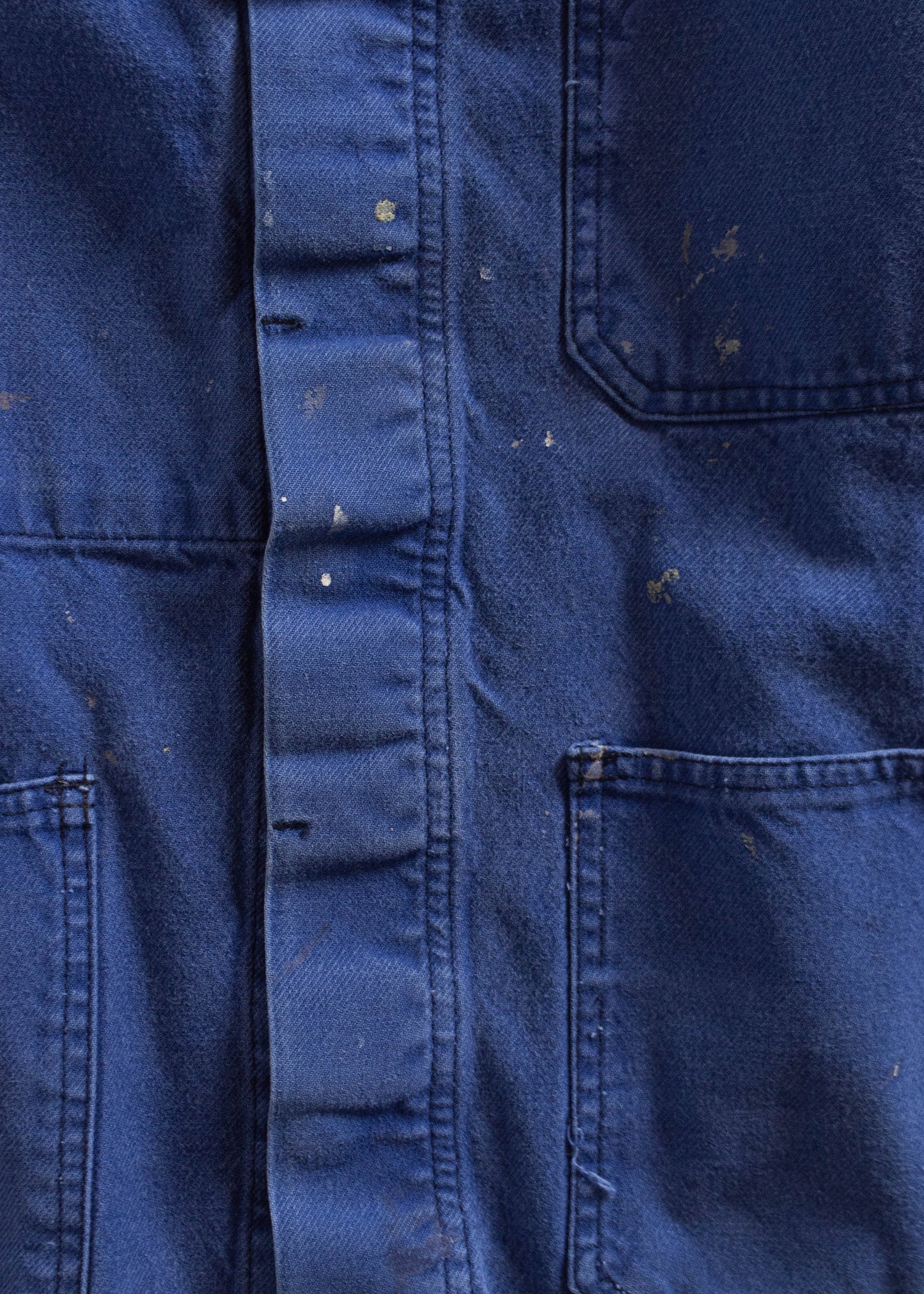 Vintage 1980s Bleu de Travail Workwear Chore Jacket Size S/M