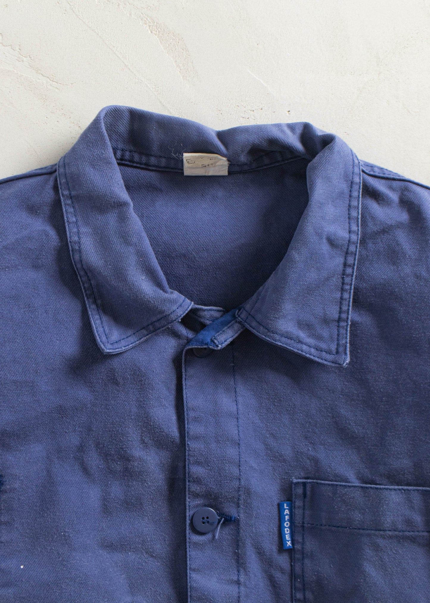Vintage 1980s Lafodex Bleu de Travail Workwear Chore Jacket Size L/XL