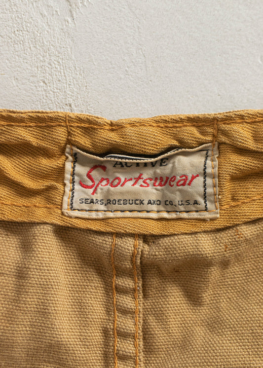 Vintage 1950s Active Sportswear Workwear Vest Size