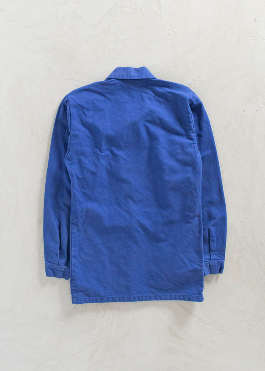 Vintage 1980s Bleu de Travail Workwear Chore Jacket Size XS/S