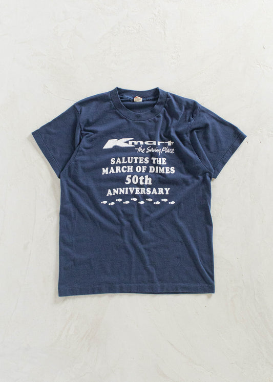 Vintage 1980s Screen Stars K-Mart The Saving Place T-Shirt Size S/M