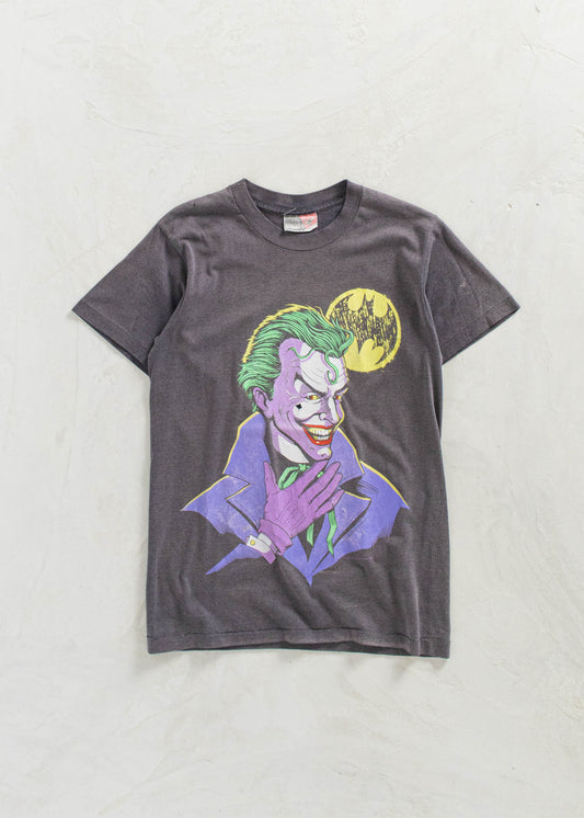 Vintage 1989 DC Comics The Joker T-Shirt Size S/M