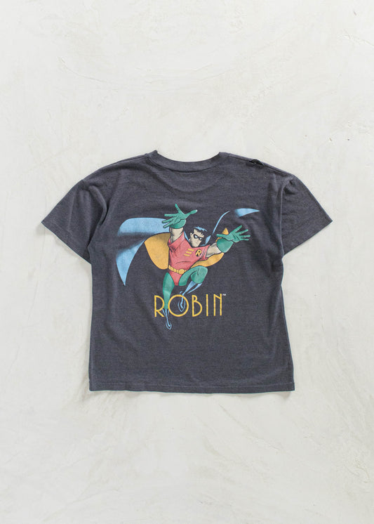 Vintage 1995 DC Comics The Adventures of Batman and Robin T-Shirt Size XS/S