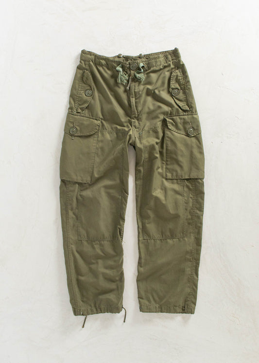 Vintage 1980s Military Wind Cargo Pants Size S/M