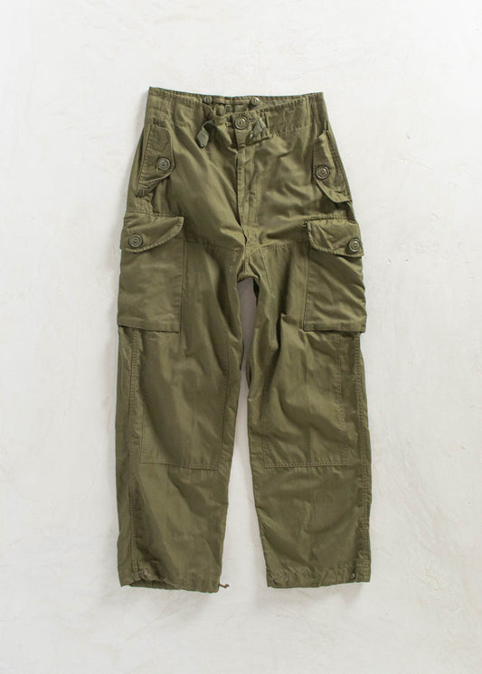 Vintage 1980s Military Wind Cargo Pants Size S/M