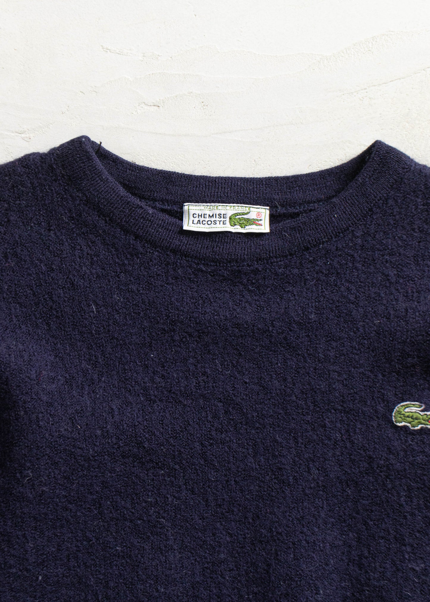 Vintage 1980s Lacoste Wool Pullover Sweater Size S/M