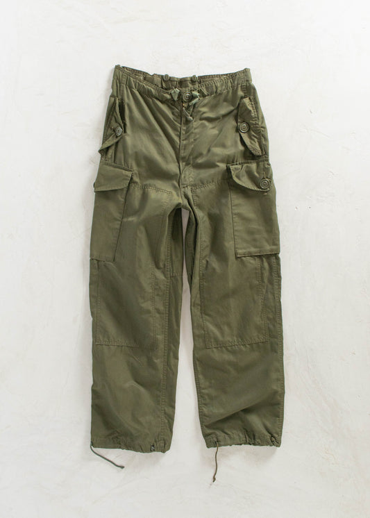 Vintage 1980s Military Wind Cargo Pants Size XS/S