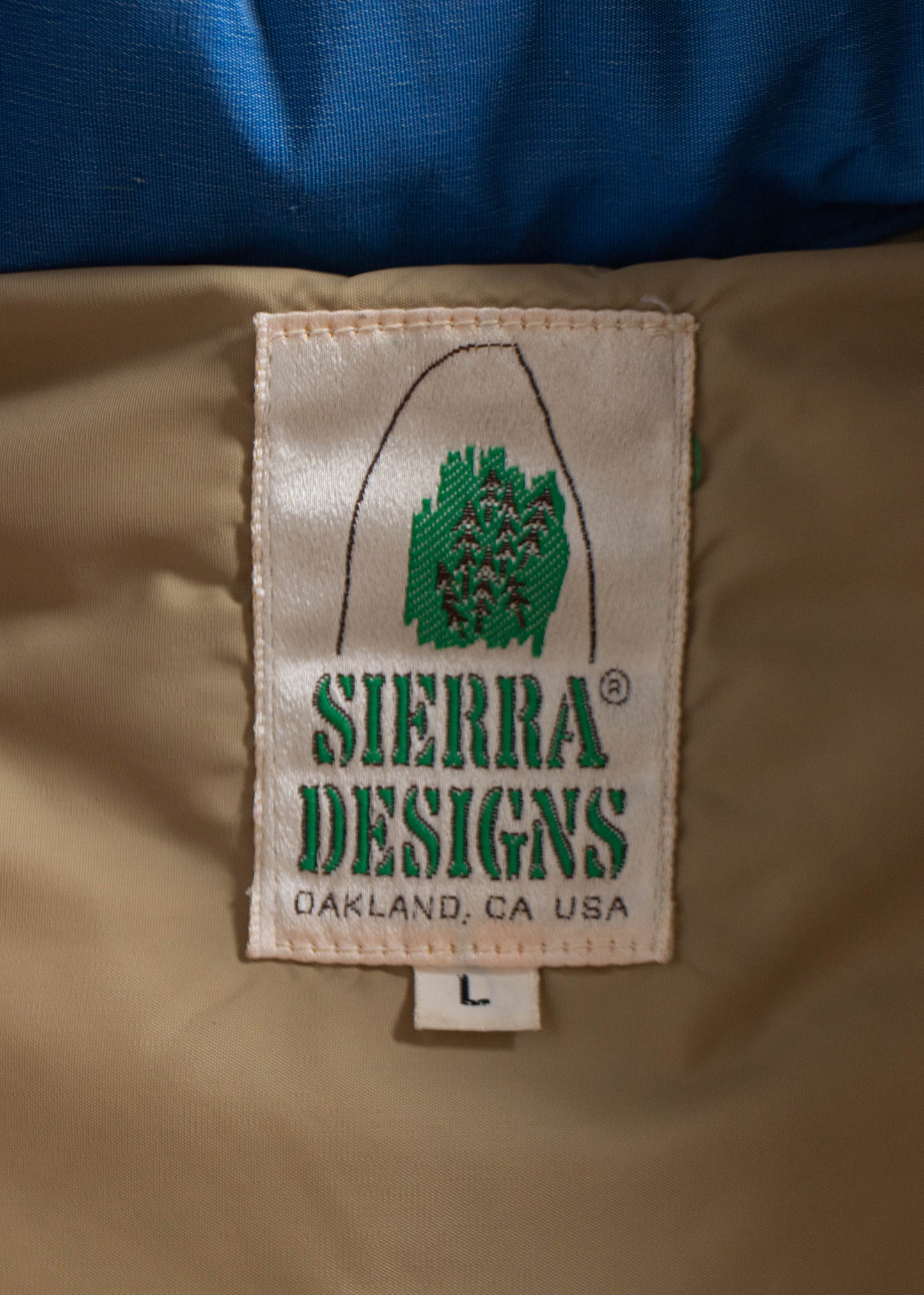 Vintage 1980s Sierra Designs Down Filled Vest Size M/L