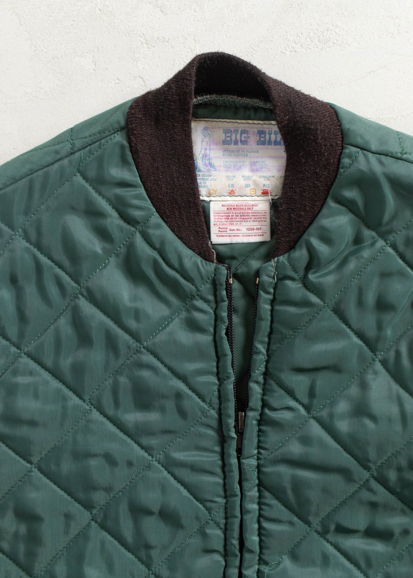 Vintage 1980s Big Bill Quilted Liner Jacket Size 2XS/XS