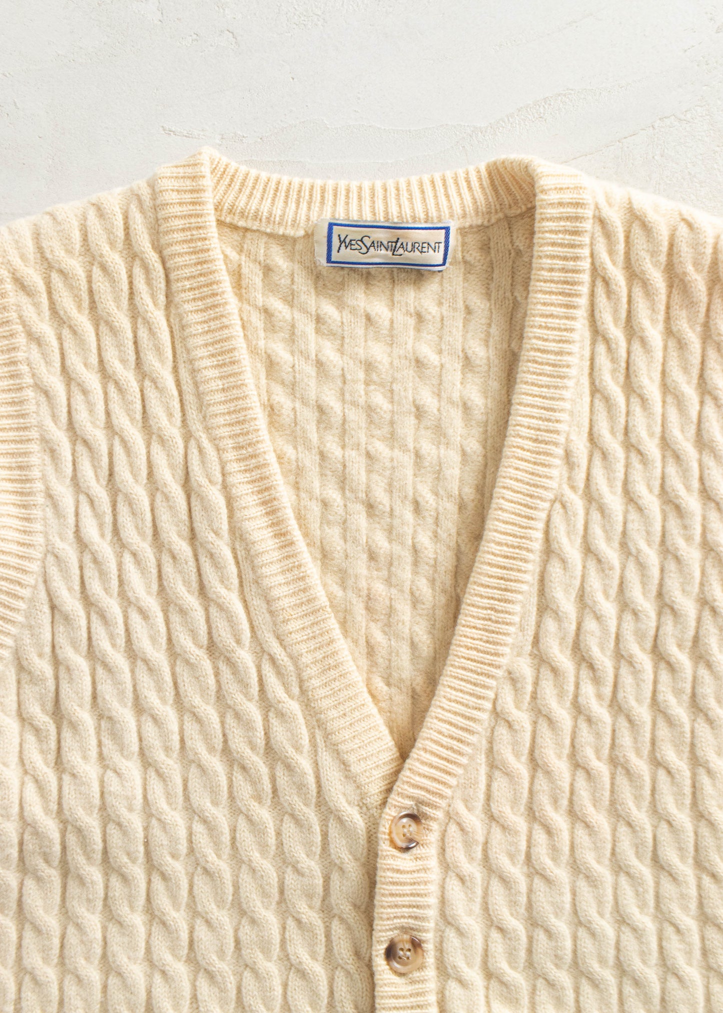 Vintage 1980s Yves Saint- Laurent Sweater Vest Size XS/S
