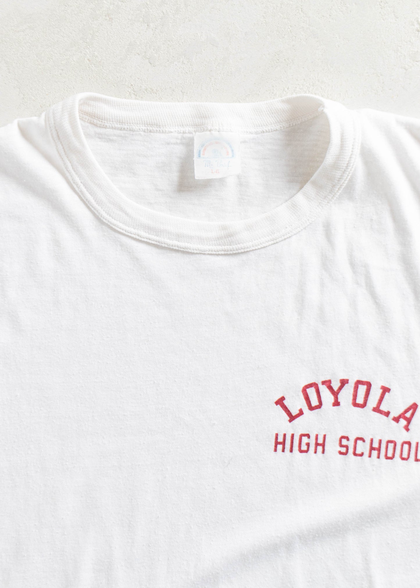 Vintage 1980s Mr. Brief Loyola High School T-Shirt Size S/M
